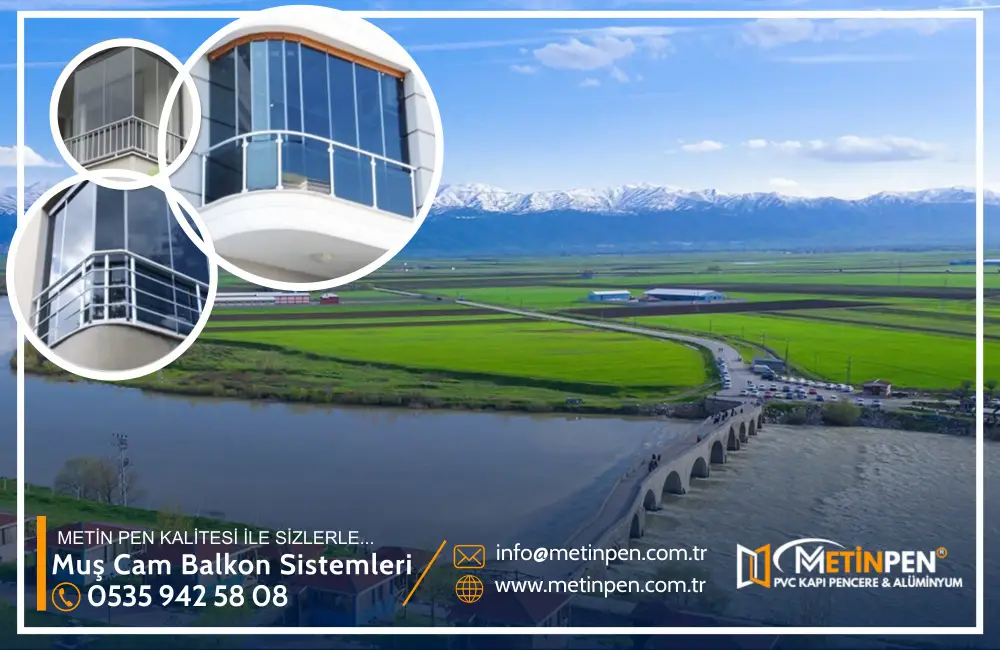 Muş Cam Balkon Sistemleri Muş Cam Balkon Sistemleri